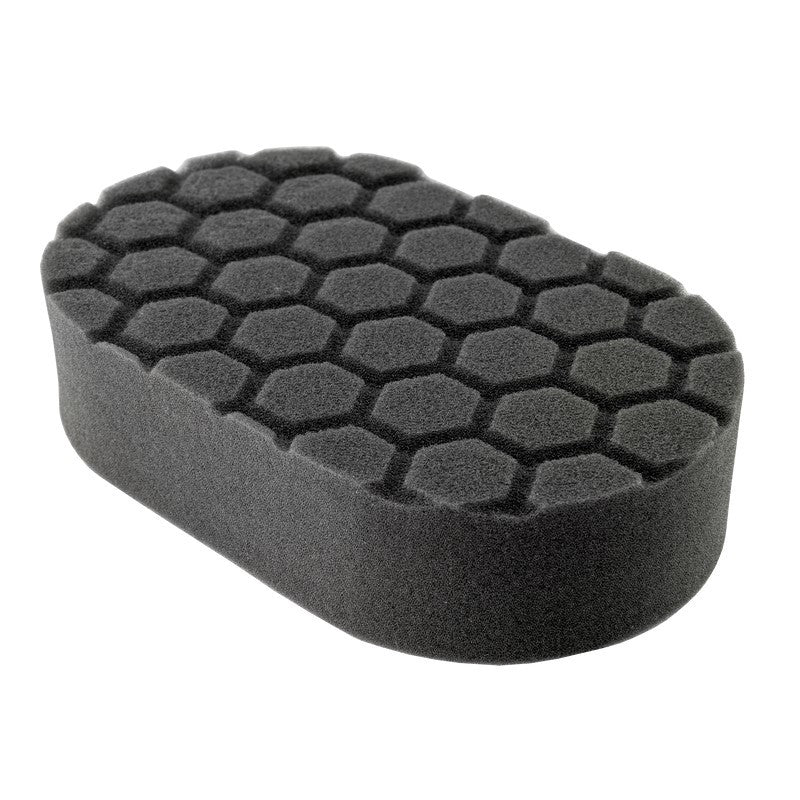 Chemical Guys Hex-Logic Finishing Hand Applicator Pad - Black - 3in x 6in x 1in - Single