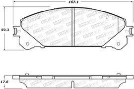 StopTech Performance 10-17 Lexus RX350 Front Brake Pads