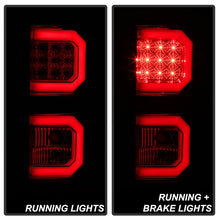 Laden Sie das Bild in den Galerie-Viewer, Spyder 07-13 Toyota Tundra V2 Light Bar LED Tail Lights - Red Clear ALT-YD-TTU07V2-LB-RC
