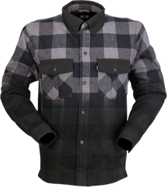 Z1R Duke Ombre Flannel - Gray/Black - 2XL 2840-0161