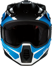 गैलरी व्यूवर में इमेज लोड करें, Z1R Child Rise Helmet - Flame - Blue - L/XL 0111-1436