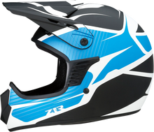 गैलरी व्यूवर में इमेज लोड करें, Z1R Child Rise Helmet - Flame - Blue - L/XL 0111-1436