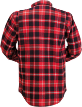 गैलरी व्यूवर में इमेज लोड करें, Z1R Duke Plaid Flannel Shirt - Red/Black - Large 3040-3051