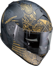 गैलरी व्यूवर में इमेज लोड करें, Z1R Warrant Helmet - Sombrero - Black/Gold - XL 0101-14174