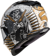 गैलरी व्यूवर में इमेज लोड करें, Z1R Warrant Helmet - Sombrero - White/Gold - Large 0101-14167