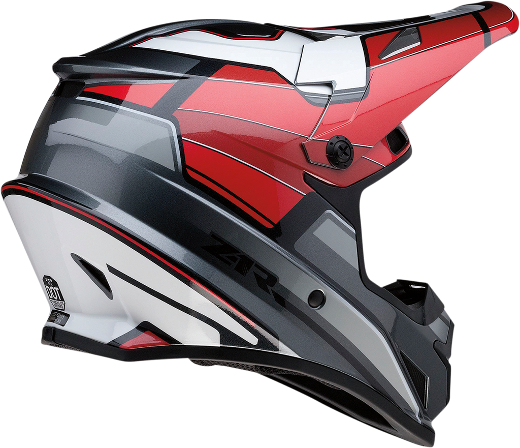 Z1R Rise Helmet - MC - Red/Gray - Medium 0110-7210
