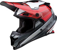 Cargar imagen en el visor de la galería, Z1R Rise Helmet - MC - Red/Gray - Medium 0110-7210