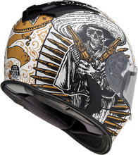 गैलरी व्यूवर में इमेज लोड करें, Z1R Warrant Helmet - Sombrero - White/Gold - 2XL 0101-14169