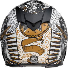गैलरी व्यूवर में इमेज लोड करें, Z1R Warrant Helmet - Sombrero - White/Gold - 2XL 0101-14169