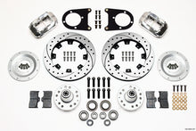 गैलरी व्यूवर में इमेज लोड करें, Wilwood Forged Dynalite Front Kit 12.19in Drilled Polished 37-48 Ford Psgr. Car Spindle