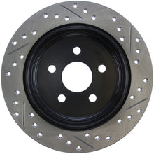 Laden Sie das Bild in den Galerie-Viewer, StopTech 03-09 Chrysler PTCruiser Tur / 03-05 Dodge Neon SRT-4 Rear Right Slotted &amp; Drilled Rotor