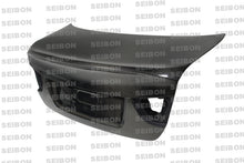 Carica l&#39;immagine nel visualizzatore di Gallery, Seibon 09-11 BMW 3 Series 4Dr excluding M3 CSL-Style Carbon Fiber Trunk/Hatch Lid
