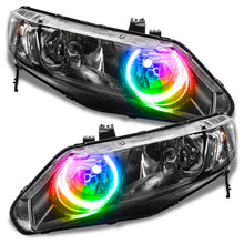 Charger l'image dans la galerie, Oracle Honda Civic Sedan 06-11 Halo Kit - ColorSHIFT w/ Simple Controller