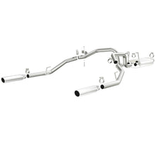 Charger l&#39;image dans la galerie, Magnaflow 09-13 Dodge Ram 1500 V6 3.6L Dual Spilt Rear Exit Polished Stainless C/B Perf Exhaust