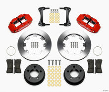 गैलरी व्यूवर में इमेज लोड करें, Wilwood Narrow Superlite 4R Front Kit 12.19in Drilled Red 87-89 Jeep YJ
