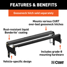 Load image into Gallery viewer, Curt 99-06 Chevrolet Silverado 3500 Classic Over-Bed Gooseneck Installation Brackets