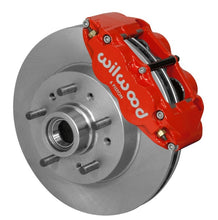 गैलरी व्यूवर में इमेज लोड करें, Wilwood Narrow Superlite 6R Front Brake Kit 11.86in Red 64-70 GM C10 w/ Factory Drum Spindles