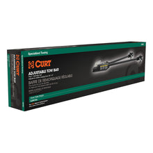 Load image into Gallery viewer, Curt Adjustable Tow Bar w/2in Coupler (Adjusts 26in to 41in Wide)