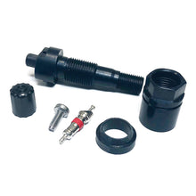 Charger l'image dans la galerie, Schrader TPMS Service Pack - Black Anodized Stem and Nut - Fits EZ-sensors - 10 Pack