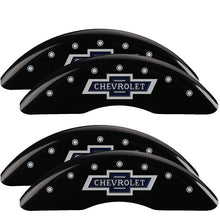 गैलरी व्यूवर में इमेज लोड करें, MGP 4 Caliper Covers Engraved Front &amp; Rear MGP Black finish silver ch