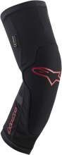 Load image into Gallery viewer, ALPINESTARS Paragon Plus Knee Guards - Black/Red - Small 1652419-13-SM