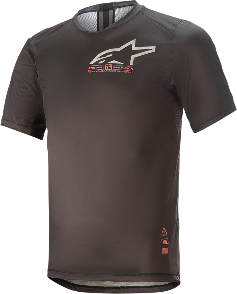 ALPINESTARS Alps 6.0 V2 Jersey - Short-Sleeve - Black/Coral - Small 1763921-1793-SM