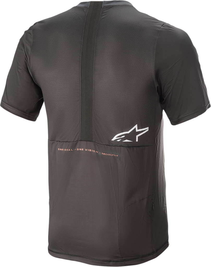 ALPINESTARS Alps 6.0 V2 Jersey - Short-Sleeve - Black/Coral - Large 1763921-1793-LG