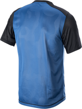 Load image into Gallery viewer, ALPINESTARS Alps 4.0 V2 Jersey - Short-Sleeve - Blue/Black/Silver - Large 1765922-7318-LG