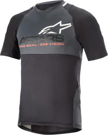 ALPINESTARS Drop 8.0 Jersey - Short-Sleeve - Black/Coral - Medium 1766621-1793-MD