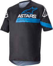 Load image into Gallery viewer, ALPINESTARS Racer V3 Jersey - Black/Bright Blue - Small 1762922-1078-SM