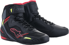 ALPINESTARS Faster-3 Rideknit Shoes - Black/Red/Yellow - US 10 251031913610