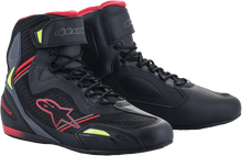 Cargar imagen en el visor de la galería, ALPINESTARS Faster-3 Rideknit Shoes - Black/Red/Yellow - US 11.5 251031913611.5
