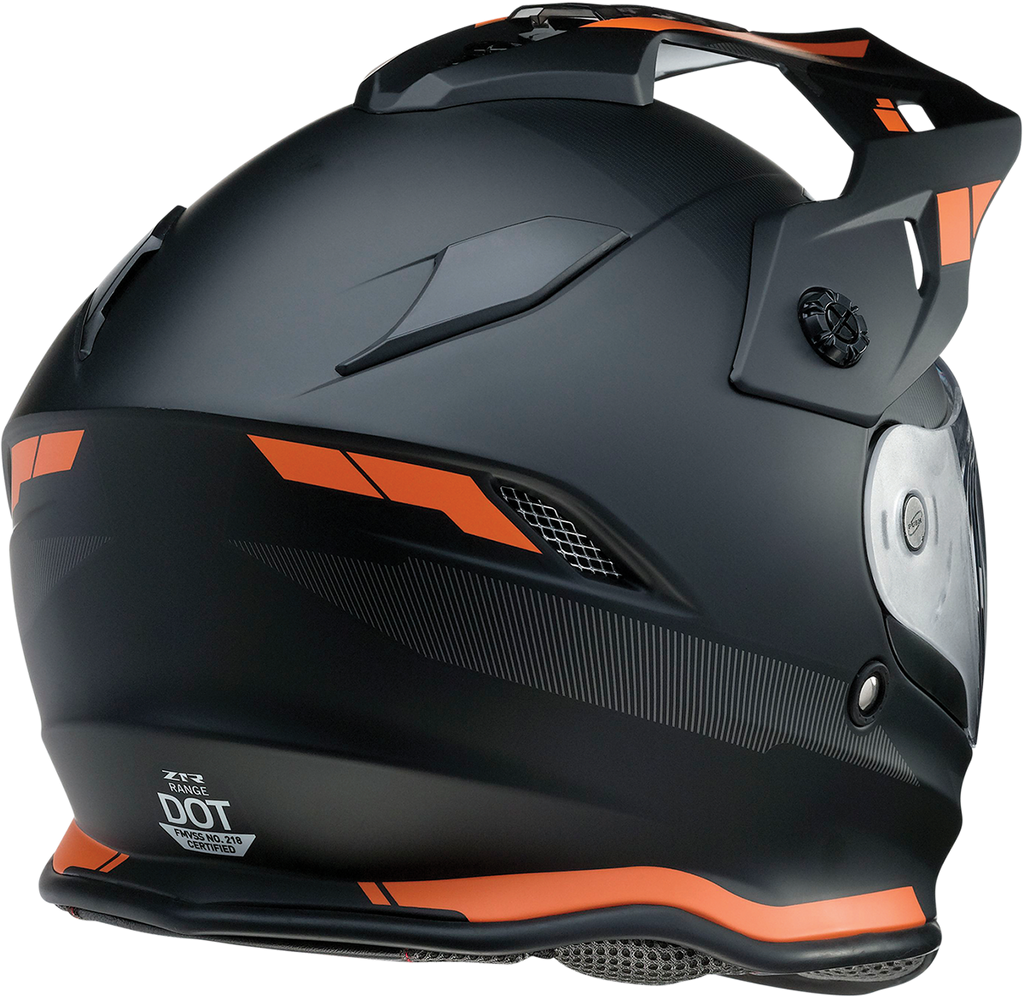 Z1R Range Helmet - Uptake - Black/Orange - XL 0140-0118