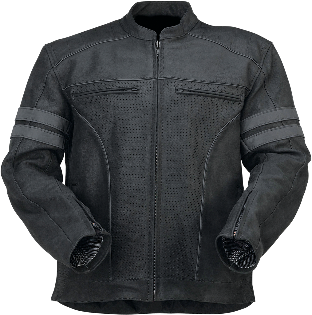 Z1R Remedy Leather Jacket - Black - XL 2810-3892