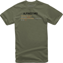 Load image into Gallery viewer, ALPINESTARS Quest T-Shirt - Green - Medium 1212-72002690-M