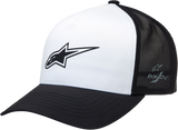 ALPINESTARS Advantage Tech Trucker Hat - Black/White - One Size 1212811601010OS