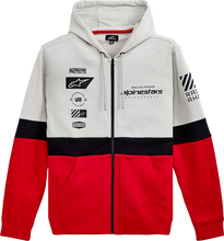 Load image into Gallery viewer, ALPINESTARS Position Zip Hoodie - Silver/Black/Red - XL 1212530221096XL
