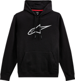 ALPINESTARS Ageless Pullover Hoodie - Black/Gray - Medium 1212-513201011M