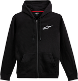 ALPINESTARS Ageless Zip Hoodie - Black/White - Large 1212-536001020L