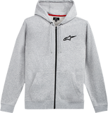 ALPINESTARS Ageless Zip Hoodie - Heather Gray/Black - Large 1212-536001126L