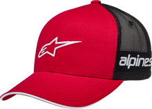 Cargar imagen en el visor de la galería, ALPINESTARS Back Straight Hat - Black/Red - One Size 1212813403010OS