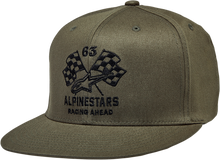 Cargar imagen en el visor de la galería, ALPINESTARS Double Check Flat Bill Hat - Military/Black - Large/XL 1212812306910LX