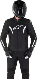 ALPINESTARS AST Air v2 Jacket - Black/White - Small 3306121-12-S