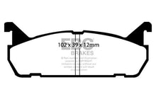 Carica l&#39;immagine nel visualizzatore di Gallery, EBC 91-96 Ford Escort 1.8 Redstuff Rear Brake Pads