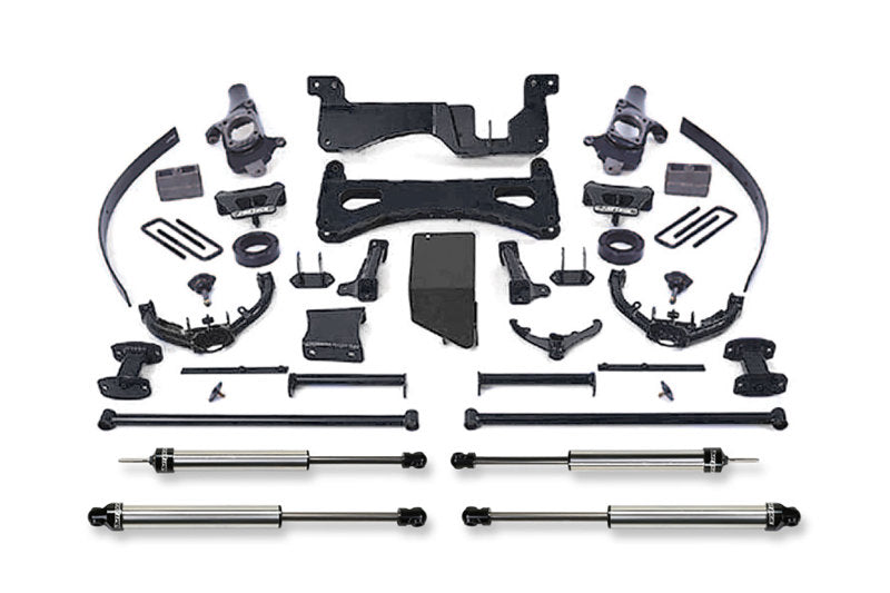 Fabtech 01-06 GM C/K2500HD C/K3500 Non Dually 8in Perf. System w/DL Shocks