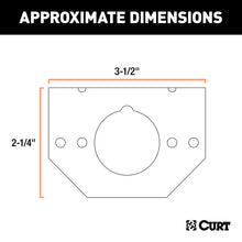 Load image into Gallery viewer, Curt Connector Mounting Brackets for 4-Way &amp; 6-Way Round (12-Pack)