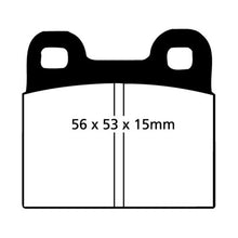 Carica l&#39;immagine nel visualizzatore di Gallery, EBC 71-79 Volkswagen Beetle 1.3 (1300) Yellowstuff Front Brake Pads