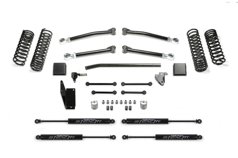 Fabtech 2020 Jeep Gladiator JT 6 Cyl 4WD 3in Trail System w/Stealth Shocks