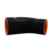 Laden Sie das Bild in den Galerie-Viewer, Mishimoto Silicone Reducer Coupler 45 Degree 2.5in to 2.75in - Black