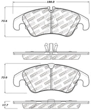 Laden Sie das Bild in den Galerie-Viewer, StopTech Performance 08-10 Audi A5 / 10 S4 / 09-10 Audi A4 (except Quattro) Front Brake Pads